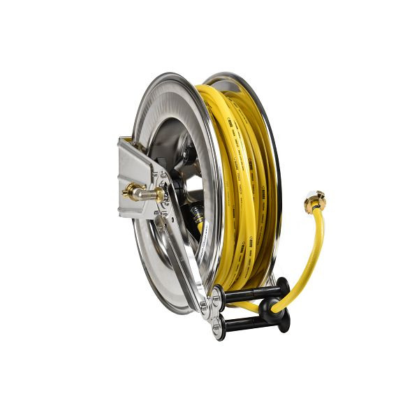 Ebinger Schlauchaufroller OSM 510, Max. 10bar/50°C, 20m - 5/8" PVC-Gewebeschlauch, Gehäuse: Edelstahl, 1.514.102