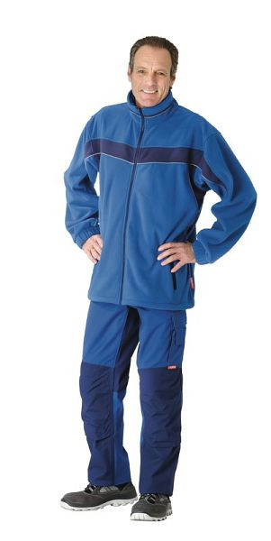 Planam Plaline Fleecejacke, kornblumenblau/marine, Größe XS, 2561040