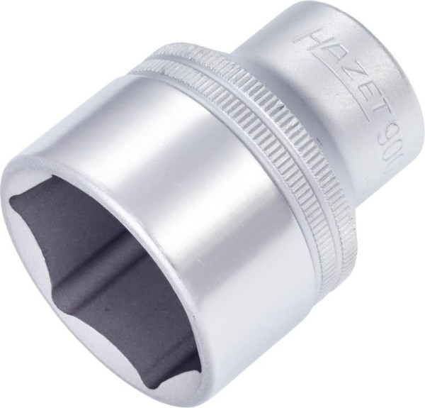 Hazet Steckschlüsseleinsatz, Sechskant, Vierkant hohl 12,5 mm (1/2 Zoll), 32 mm, Mit Rändelung, 900-32