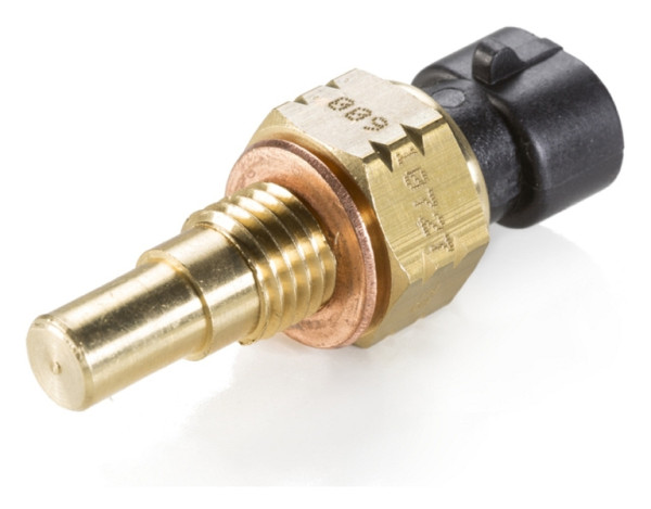 HELLA Sensor, Kühlmitteltemperatur, 12V, 2-polig, geschraubt, mit Dichtung, 6PT 009 107-271