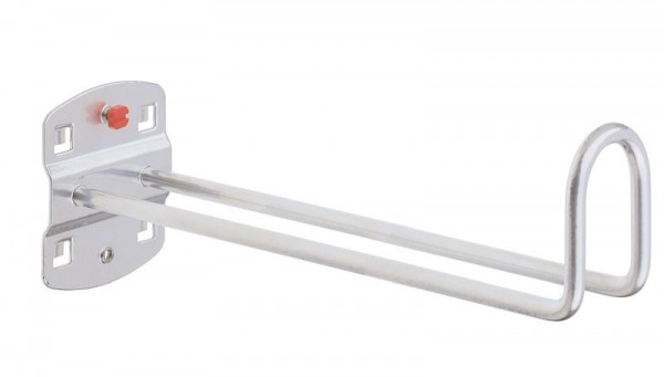 Kappes RasterPlan Kabelhalter Hakenende 50 mm hoch, B 37 mm alufarben, L 200 mm, 4040.00.3201