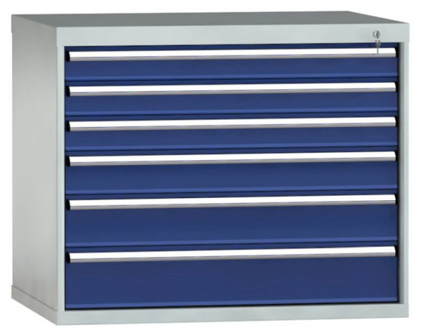 KLW Schubladenschrank 850 x 1031 x 750 mm H x B x T, Einbaumaß: 750 mm, Einteilung: 54x36 Einheiten, EA / 100 kg, SJB0850-06EP-001