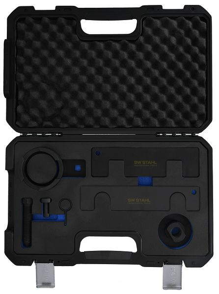 SW-Stahl Motor Einstellwerkzeugsatz, Opel, zum Arretieren der Nocken- und Kurbelwelle an 1.0, 1.4 und 1.5 Liter Turbo Motoren, 26316L