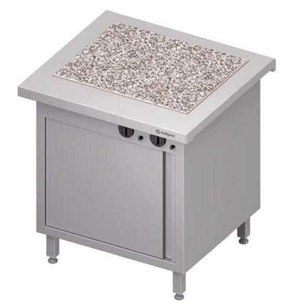 Stalgast Wärmeschrank "Free Flow" mit einer Wärmeplatte aus Granit 1465x735x880 mm Edelstahlabdeckung, FF14119