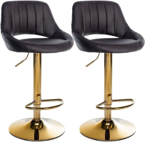 CLP Barhocker Milet Kunstleder G, braun, VE: 2 Stück, 327802
