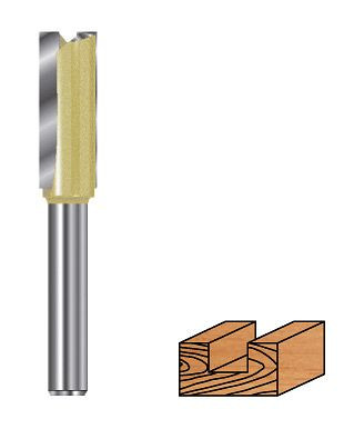 Projahn Nutfräser D 25,4 mm, L 50,8 mm, L2 9,5 mm, 33201254