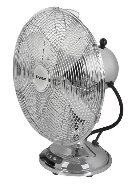 Eurom VTM12 Tischventilator aus Metall, 385311, 8713415385311