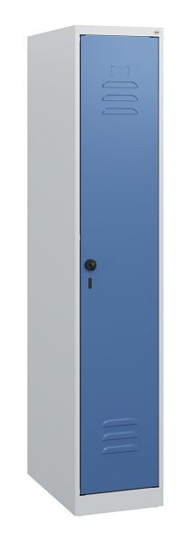 C+P Umkleidespind Classic PLUS, 1530x300x500mm, 7035/5023, Drehriegel, 0800005-10 S10009
