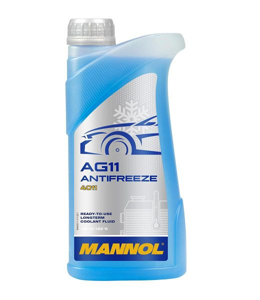 MANNOL 4011 Kühlerfrostschutzmittel AG11 (-40) Longterm, VE: 1 l, MN4011-1