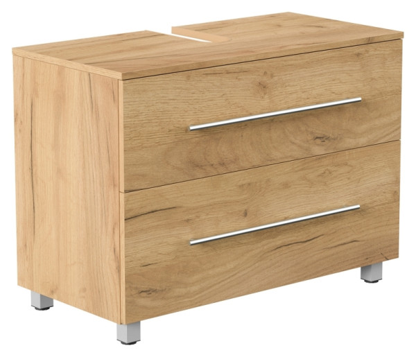 Posseik Mondial Universal Unterbau auf Standfüßen 85 cm SoftClose eiche gold, UNTUNI85CM000010DE