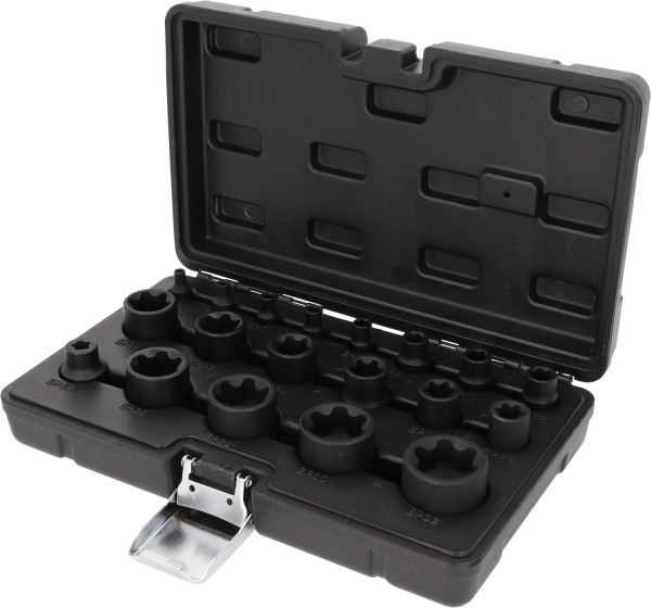 KS Tools 1/4"+3/8"+1/2" Torx Plus-Steckschlüssel-Satz, 19-tlg, 515.0119