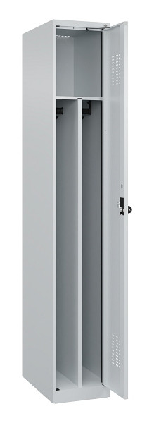 C+P Spind Evolo PLUS, 1 Abteil, 1850x300x500mm, 7035/7035, Verschluss Drehriegel, 049000-10F S10013