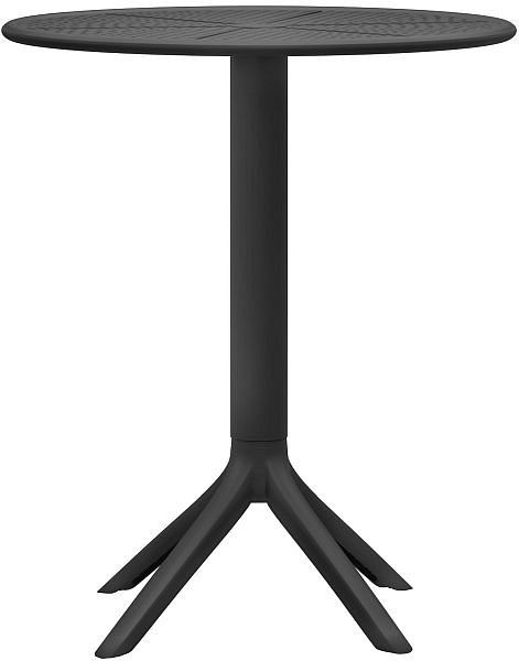 CLP Tisch Lacota rund 60 cm, schwarz, 325383, 4255716342401