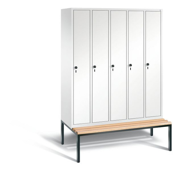 C+P Spind Evolo, 5 Abteile, H2090xB1480xT815 mm, Weiß/HPL Weiß, 48050-50 S10367