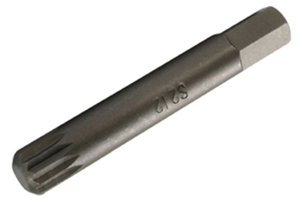 SW-Stahl Schraubendrehbit, 3/8", Innenvielzahn, M12, lang, 05224L