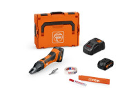 Produktbild von Fein Akku-Schlitzschere bis 1,6 mm ABSS 18 1.6 E AS Set 2x 5 Ah, 71300564000 Fein Akku-Schlitzschere bis 1,6 mm ABSS 18 1.6 E AS Set 2x 5 Ah, 71300564000