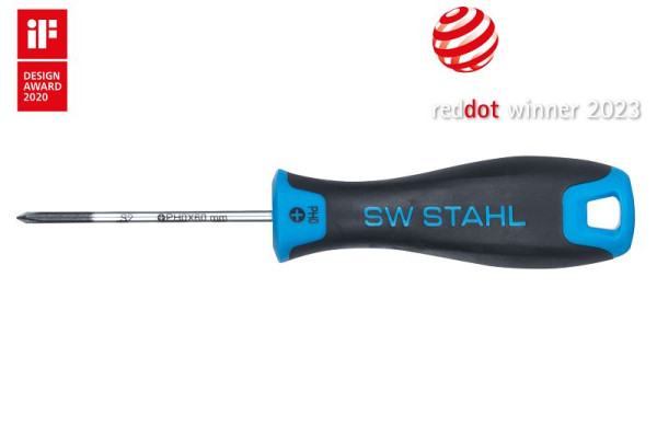 SW-Stahl Schraubendreher, Kreuz, PH0 x 60 mm, 32760SB, 4033592138864