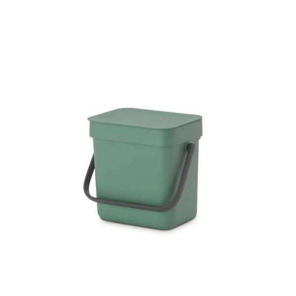 STEIN HGS Abfallsammler Sort & Go, tannengrün, Gesamthöhe 174 mm, 3 Liter, 83478.0001