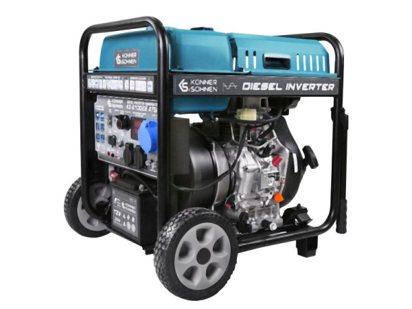 Könner & Söhnen Diesel-Inverter-Generator KS 6100iD ATSR, 230 V, KS 6100IDE ATSR
