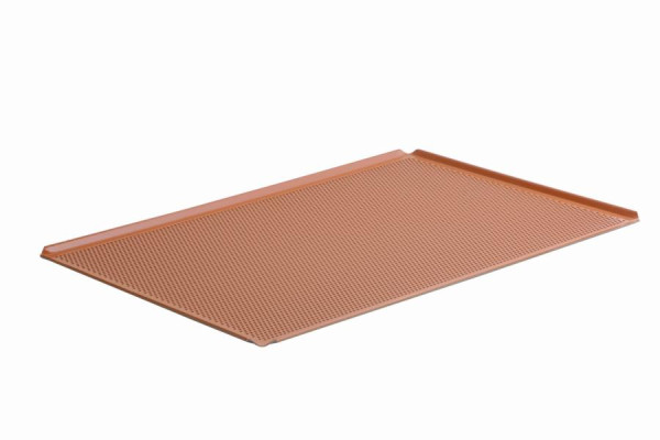 Schneider Backblech/ Lochblech GN 1/1, aus Aluminium mit roter Silikonbeschichtung, 381052