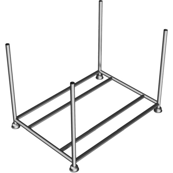 Stein HGS Transport- und Lagerpalette, 1,00 x 1,45 x 1,06 m, verzinkt, 50143