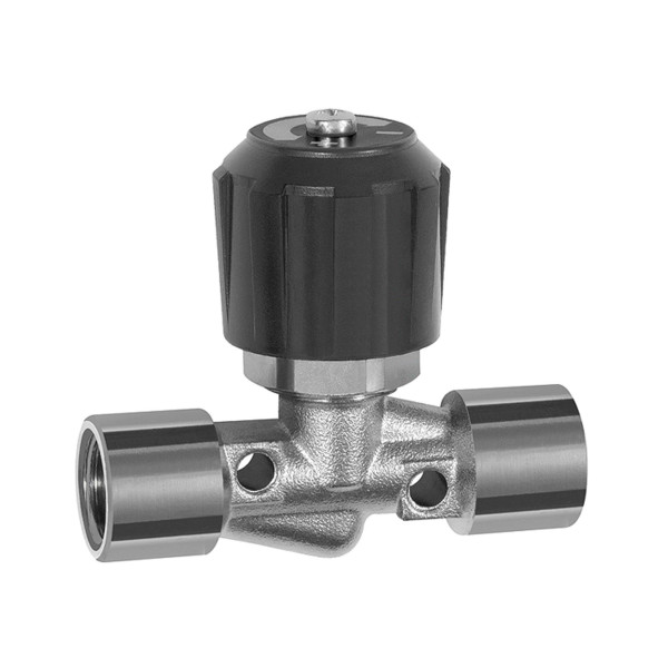 Riegler Nadelventil, Messing vernickelt, IG/IG, Rp 1/8, DN 4, 136226