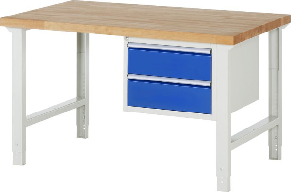 RAU Werkbank Serie 7000 - Modell 7125, B1500 x T900 x H790-1140 mm, 13-7125A1-159B4H.11