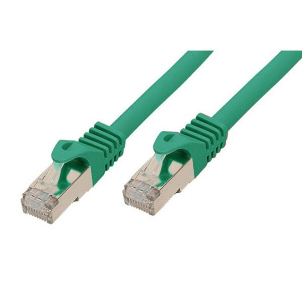 shiverpeaks BASIC-S, RJ45 Patchkabel S/FTP, PIMF, Rohkabel CAT 7 Halogenfrei, grün, 30,0m, BS75530-G