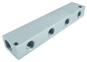 Prevost Verteilerblock - A16, Eingang mit IG BSPP= 2 x G 3/8, Ausgang mit IG BSPP= 3 x G 1/4, A16 3814S3