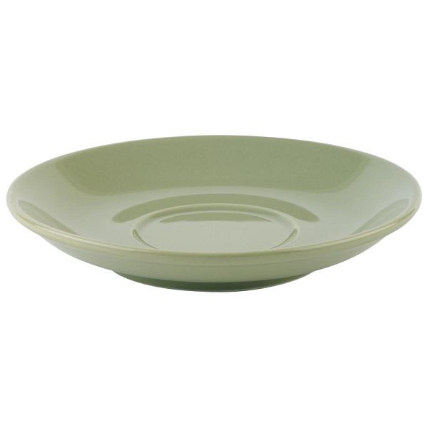 APS Kaffeeuntertassen in grün Ø 14,5 cm, Höhe: 2,5 cm, VE: 6 Stück, 16013