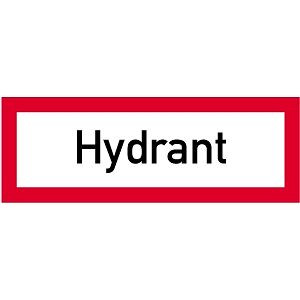 Moedel Hydrant, Alu, reflektierend RA1, 297x105 mm, 57377