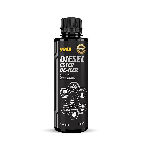 MANNOL Additiv 9992 Diesel Ester De-Icer, VE: 250 ml, MN9992-025PET