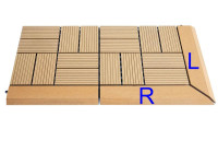 Vorschau: Mendler 2er-Set Abschlussleiste für WPC Bodenfliese Rhone, Abschlussprofil, Holzoptik Terrasse, teak gerade mit Haken, 65091 Vorschau: Mendler 2er-Set Abschlussleiste für WPC Bodenfliese Rhone, Abschlussprofil, Holzoptik Terrasse, teak gerade mit Haken, 65091