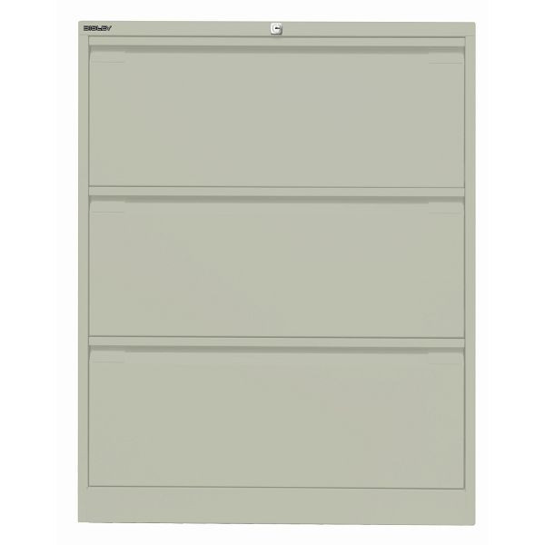 Bisley Hängeregistraturschrank, doppelbahnig, 3 HR-Schubladen, 665 regent, DF3665