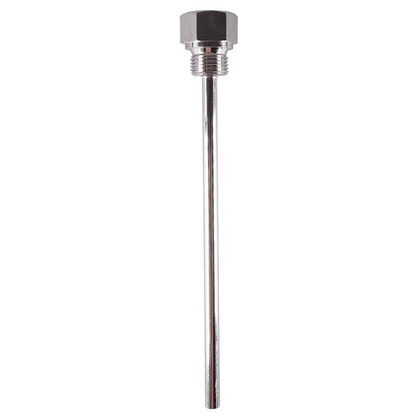 JUMO Schutzhülse zum Einschrauben, Einbaulänge 200 mm, Messing, Innendurchmesser: 6,5 mm, 60694010