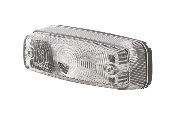 HELLA Positionsleuchte, Halogen, 12/24V, Anbau/geschraubt, Lichtscheibenfarbe: glasklar, links/rechts, 2PF 997 027-011