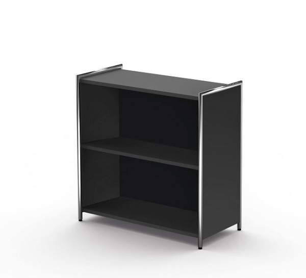 Kerkmann Sideboard, für 2 OH, Artline, B 800 x T 380 x H 780 mm, anthrazit, 13734513