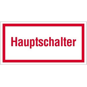 Moedel Hauptschalter, Alu, 200x100 mm, 58154