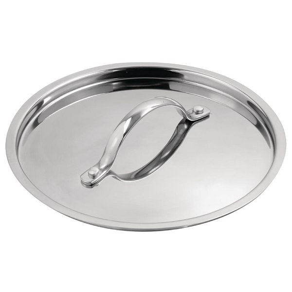 Vogue Tri Wall Edelstahl-Deckel 20cm, geschirrspülergeeignet, Y424