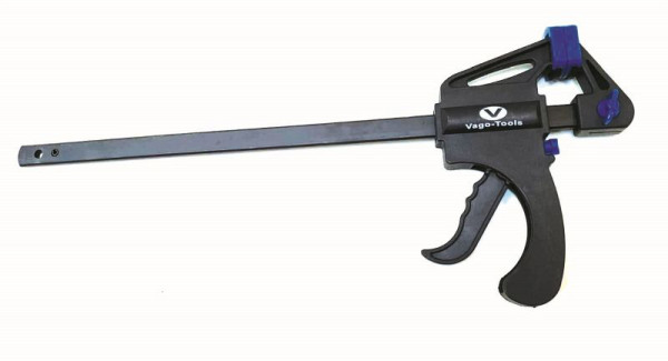 VaGo-Tools Schnellspannzwinge 100 mm Einhandzwinge, VE: 10 Stück, 250-100x10_rv