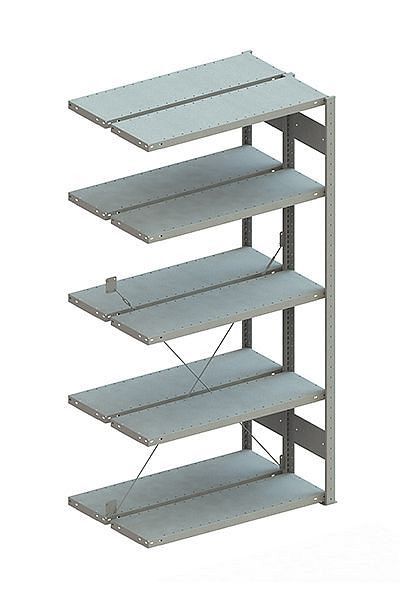 Meta CLIP 100 DAR 2000x1000x300 mm, RAL 7035, Bodenanzahl: 2 x 5, 20070663