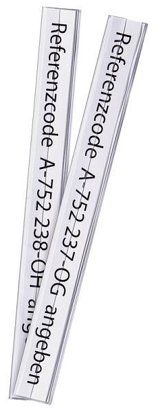 Eichner Selbstklebe-Klarsichtleisten für Beleg-Planungstafeln, Größe: 220 x 23 mm, VE: 2 Stück, 9219-02220