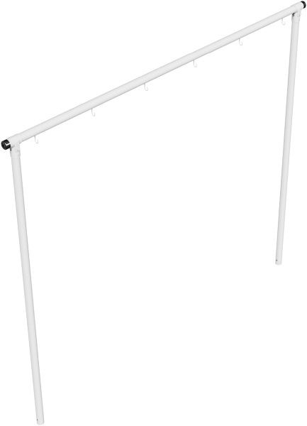 Schake Wäschetrockengerüst, Querrohr 3000 mm 6 Haken einseitig, Stahlrohr Ø 60 mm, 419_4630