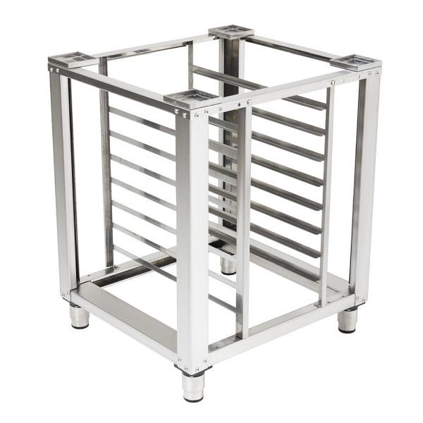 Buffalo Stand-Alone Smart-Touchscreen-Kombidämpfer 7 x GN 1/1 mit Installationskit und Dunstabzugshaube, SA771