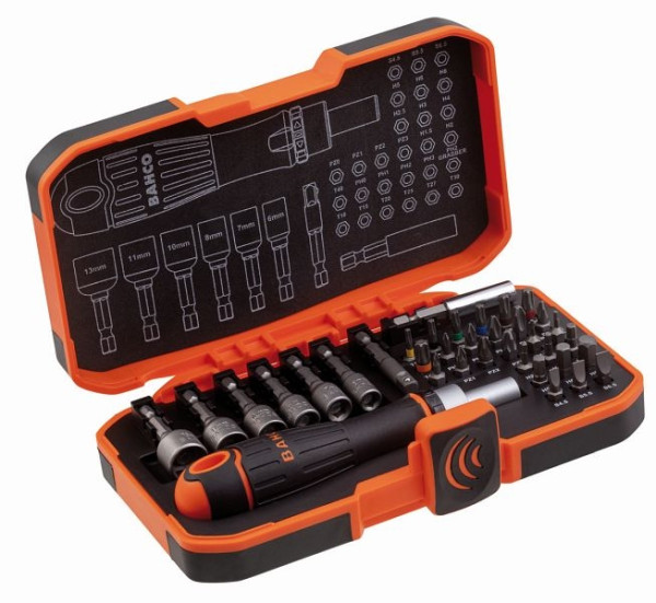 Bahco Bitsatz, 36 teilig, Gewicht: 715 g, 59/S36BCR, 7314150413232