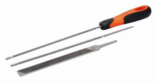 Bahco Kettensägefeilen-Set, Ergo-Heft, 200 mm, Ø 4,0 mm, 168-COMBI-4.0