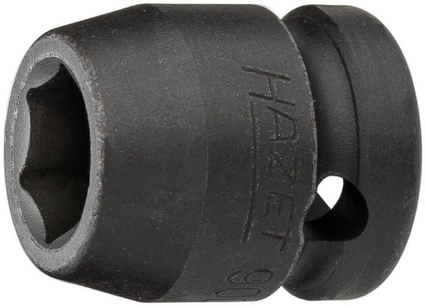 Hazet Schlag-, Maschinenschrauber Steckschlüsseleinsatz, Sechskant, Vierkant hohl 12,5 mm, 13 mm, Extrakurze Ausführung, 900SK-13