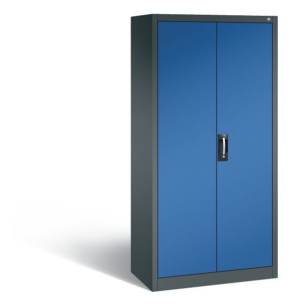 C+P Werkzeugschrank Acurado, H1950xB930xT500mm, Farbe: Anthrazitgrau / Enzianblau, Muldengriff, 8921-00 S11188