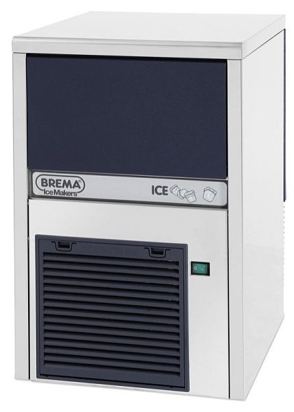 Brema Eiswürfelbereiter als Kegeleiserzeuger, Eisproduktion: ca. 26kg / 24 Stunden, Luftkühlung, R290, 270 W, 387x470x607 mm, MICE24HCA