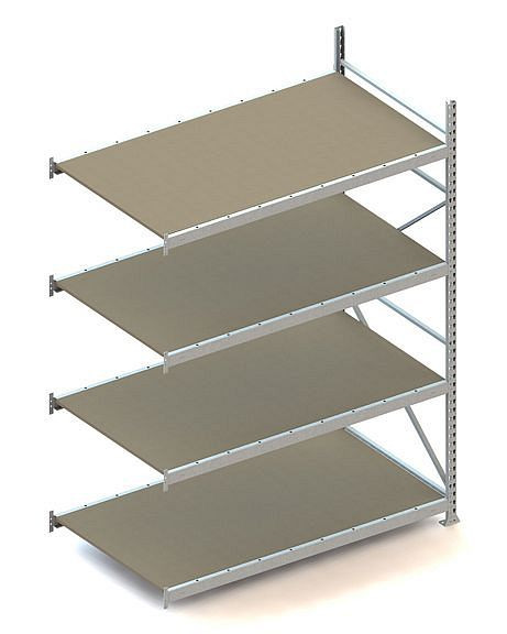 Meta MINI-RACK AR 2500x1800x1050 mm, verzinkt, mit Spanplatten, Bodenanzahl: 4, 20051294